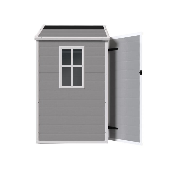 Resin Weather Resistant Outdoor Storage Shed with Floor (6'x4.4') - Image 13