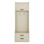 4 in 1 detachable multifunctional Coat Rack with drawers and cabinets - Image 17