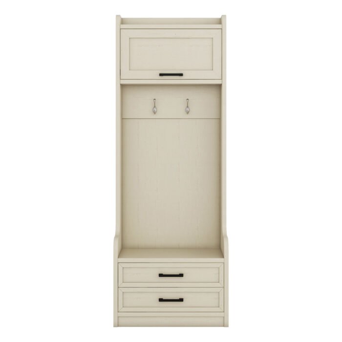 4 in 1 detachable multifunctional Coat Rack with drawers and cabinets - Image 17