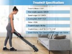 Folding Treadmill Walking Pad With Incline and Bluetooth Speaker (2.5HP) - Image 3