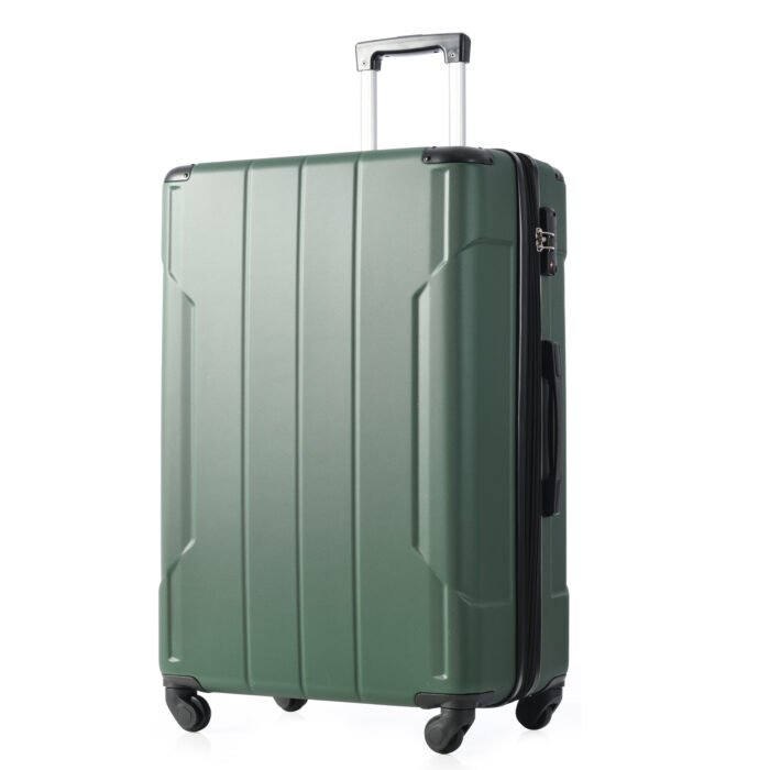 Hardshell Expandable Lightweight Single Luggage with TSA Lock (28) Green - Image 13
