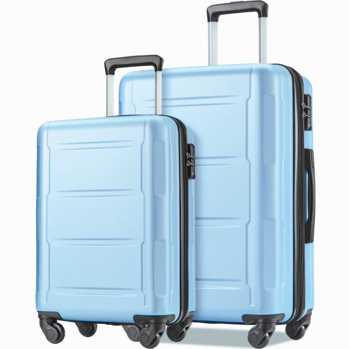 Expanable Spinner Wheel Luggage Set of 2 ABS with TSA Lock (20/28) - Image 9
