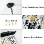 4-Light Farmhouse Chandeliers For Dining Room - Image 6