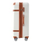 3 Piece Set Hardshell Lightweight Spinner Luggage with TSA Lock (20/24/28) White - Image 12