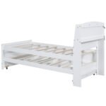 Twin Size Platform Bed with Drawers Storage and LED Headboard - Image 6
