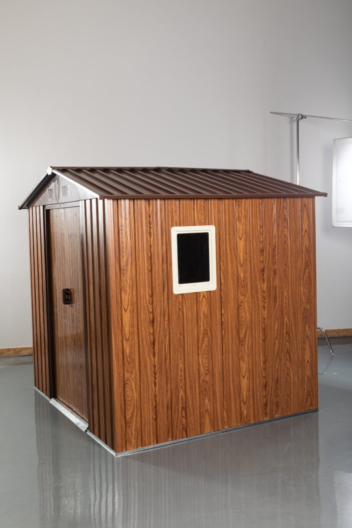 Outdoor Metal Storage Shed with Metal Floor Base and window - Image 11