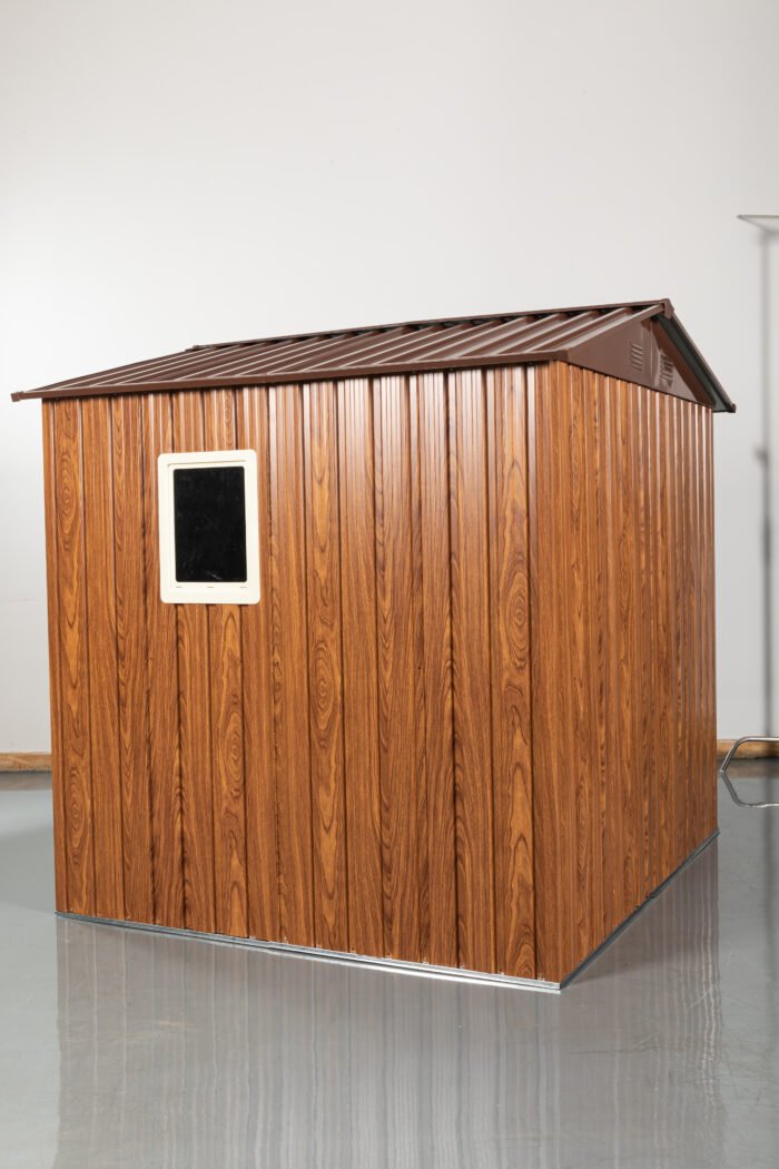 Outdoor Metal Storage Shed with Metal Floor Base and window - Image 12