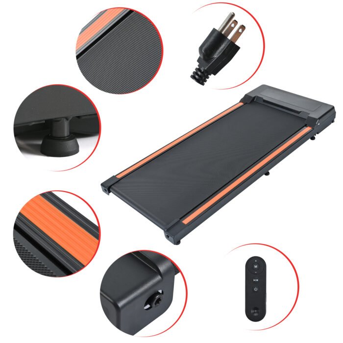 Portable Treadmill for home and office use with 0.6 to 3.8 miles per hour - Image 3