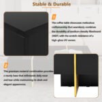 Multifunctional rectangular coffee table with 2 drawers - Image 8