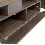 Wooden Brown simple modern TV stand - Image 11