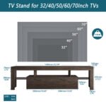 Wooden Brown simple modern TV stand - Image 5