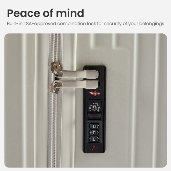 Durable Lightweight Luggage with Collapsible Cup Holder (20″/24″/29″/Travel Bag) - Image 7