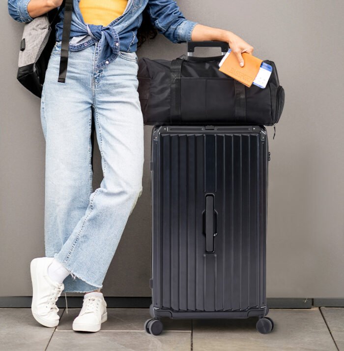 Durable Lightweight Luggage with Collapsible Cup Holder (20"/24"/29"/Travel Bag) - Image 13