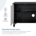 Vintage Faceted Carved And Spliced Doors Buffet - Image 9