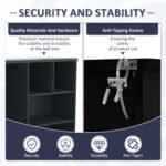 Multi-functional Coat Rack with Storage Shelves Drawers and Bench - Image 6