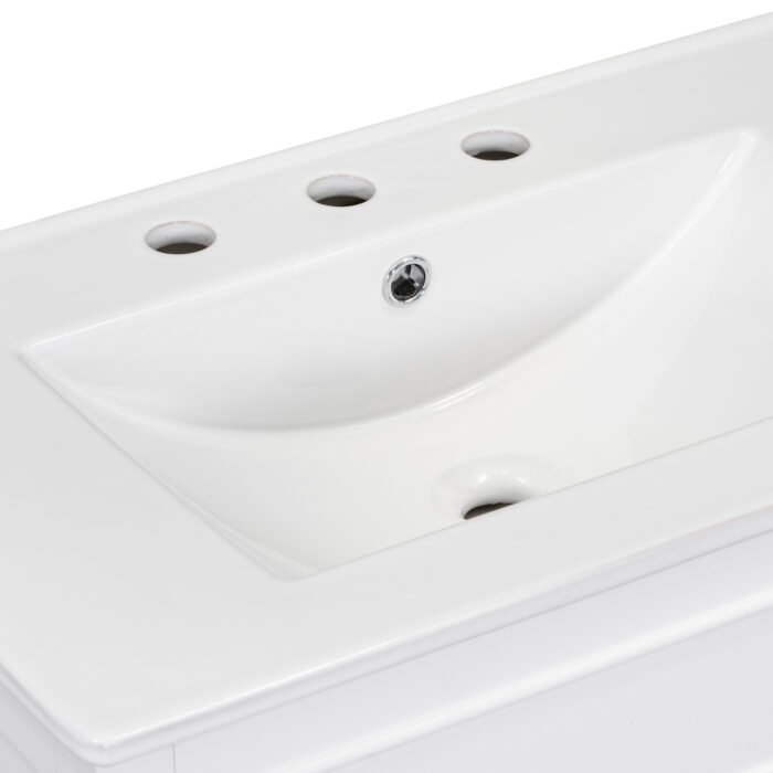 Bathroom Vanity with Sink Top with Door and Two Drawers - Image 23