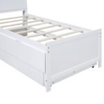 Twin Size Platform Bed with Drawers Storage and LED Headboard - Image 13