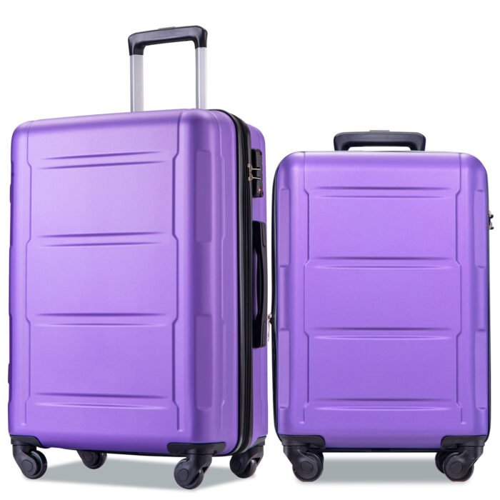 Expanable Lightweight Spinner Wheel 2 Piece Luggage Set with ABS and TSA Lock (20/24) - Image 10