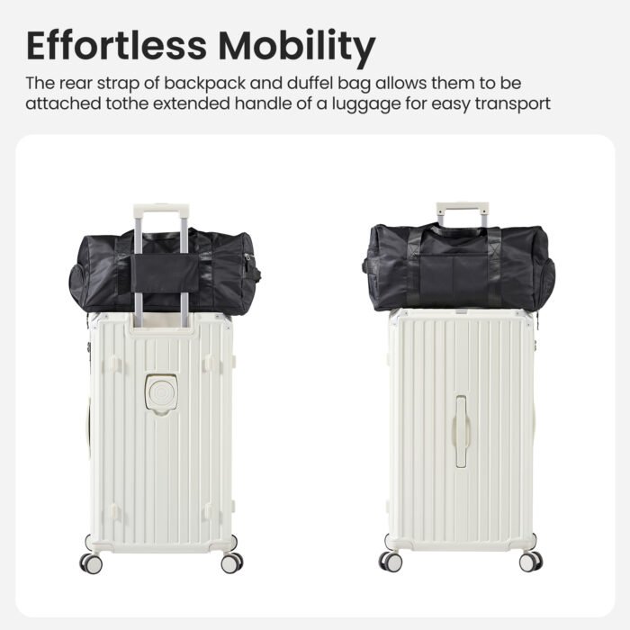 Durable Lightweight Luggage with Collapsible Cup Holder (20″/24″/29″/Travel Bag) - Image 24