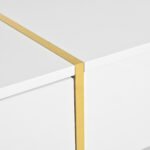 Multifunctional rectangular sofa table with 2 drawers - Image 16