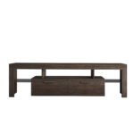 Wooden Brown simple modern TV stand - Image 9