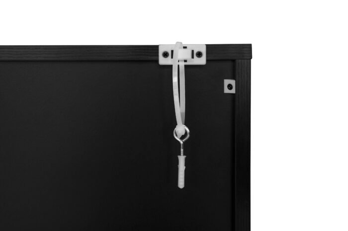 Carving 4-door side Buffet with black and white striped - Image 14