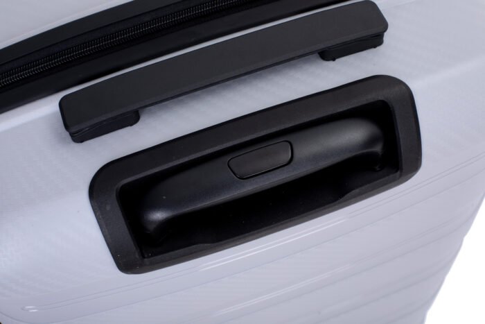 3 Piece Set Hardshell PP Luggage Sets Lightweight with TSA Lock (20/24/28) Silver - Image 21