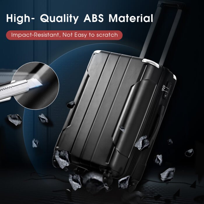 Hardshell Lightweight Expandable Single Luggage with TSA Lock (24) - Image 2
