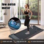 Portable Treadmill for home and office use with 0.5 to 4 miles per hour - Image 3