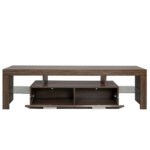 Wooden Brown simple modern TV stand - Image 7