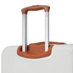 3 Piece Set Hardshell Lightweight Spinner Luggage with TSA Lock (20/24/28) White - Image 21