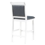 Wooden Counter Height Drop Leaf Dining Table with 2 Upholstered Chairs - Image 21