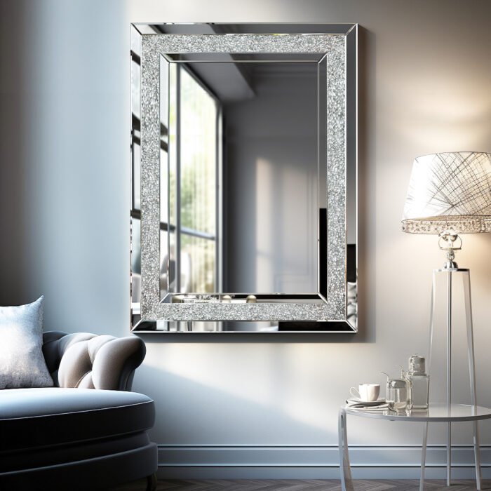 Large Wall Mounted Mirror (clear HD mirror) - Image 3