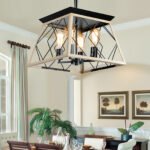 4-Light Farmhouse Chandeliers For Dining Room - Image 4