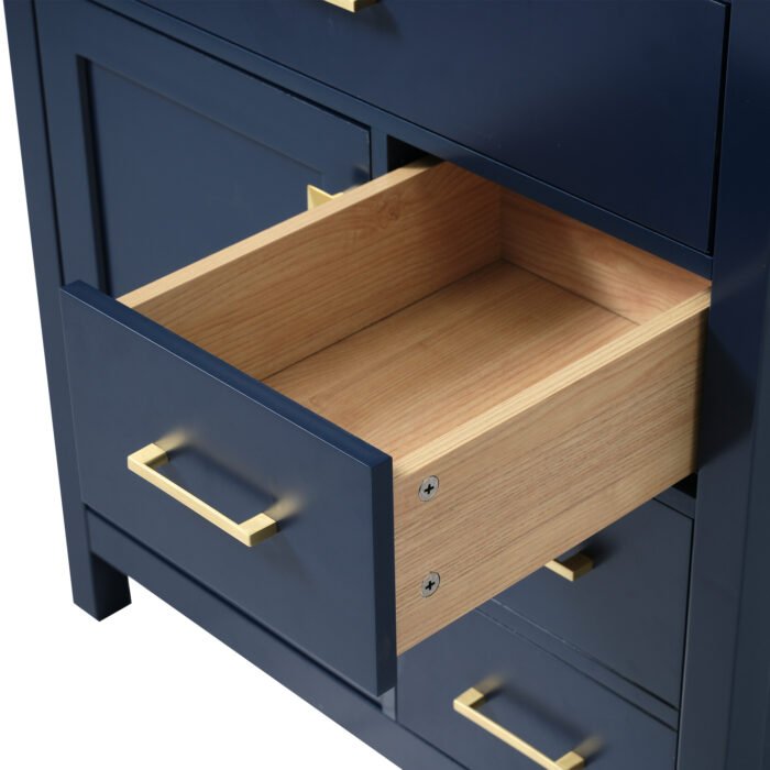 Bathroom Vanity with Ceramic Sink and Ample Storage - Image 20