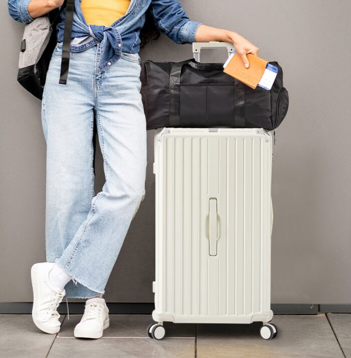 Durable Lightweight Luggage with Collapsible Cup Holder (20″/24″/29″/Travel Bag) - Image 8