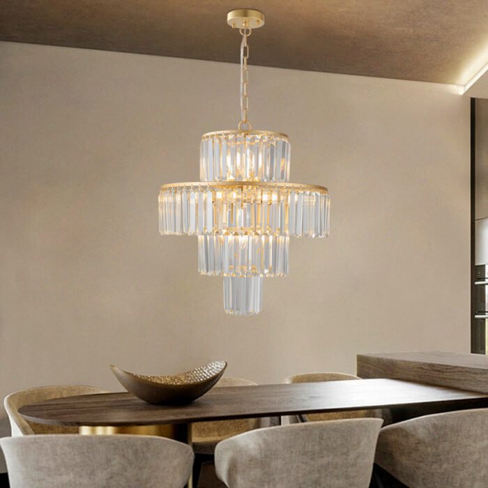 Crystal Chandelier Lights Fixture Pendant - Image 4