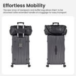 Durable Lightweight Luggage with Collapsible Cup Holder (20"/24"/29"/Travel Bag) - Image 14