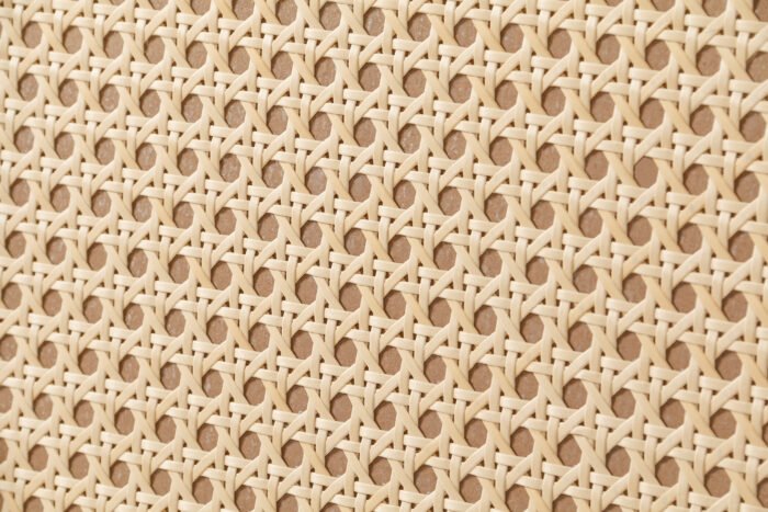 Handcrafted Grain Rattan Sideboard Buffer Cabinet With 4 Doors - Image 11