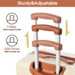 Antique White 3 Piece Luggage Set Hardside Spinner Suitcase (20/24/28) - Image 6