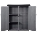 Outdoor Wooden Storage Shed with Waterproof Asphalt Roof - Image 15