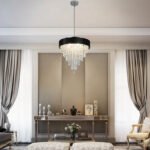 Modern Round Crystal Chandelier for Living-Room - Image 2