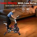 Indoor Exercise Bike Cycling with Comfortable Seat Cushion - Image 5