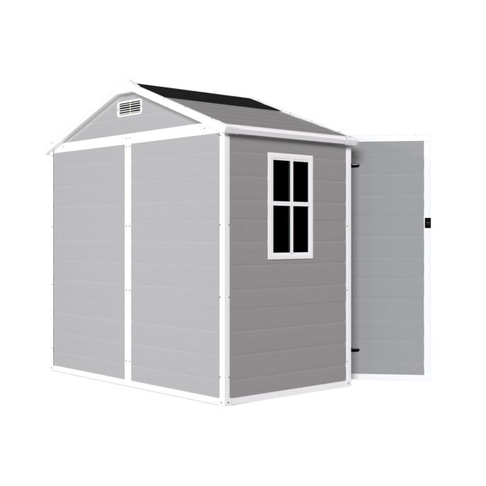 Resin Weather Resistant Outdoor Storage Shed with Floor (6'x4.4') - Image 19