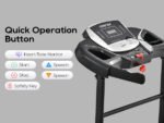 Folding treadmill with pulse sensor and silent brushless motor (2.5-HP) - Image 6