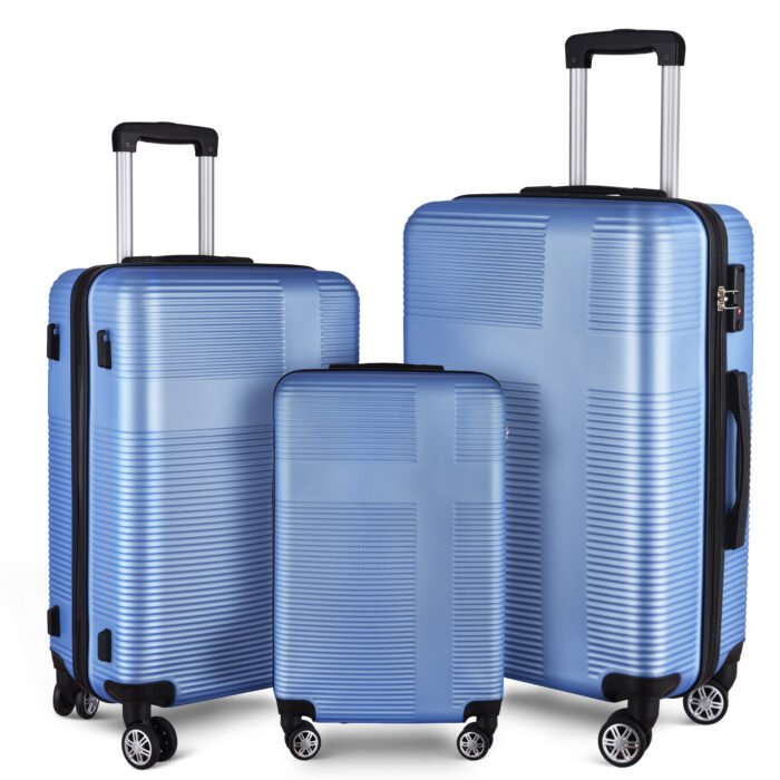 3 Piece Luggage Setv with TSA Lock ABS and Durable Spinner Wheels (20/24/28) - Image 11