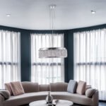 Crystal Pendant Circular Ceiling Light Fixture