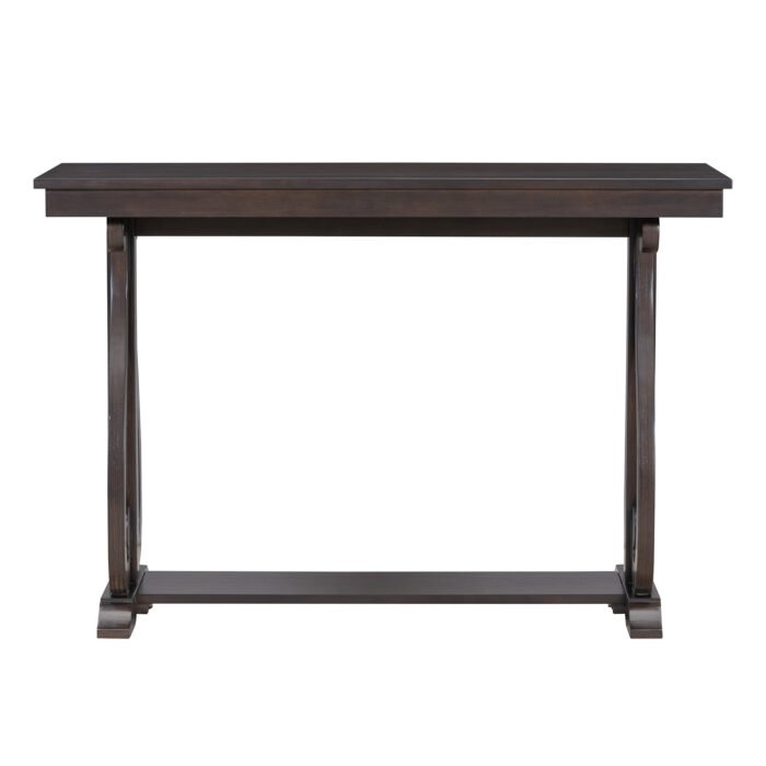 Farmhouse Style Entryway Table with Open Shelf and Sturdy Construction - Image 11