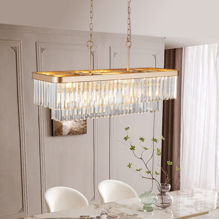 Adjustable Modern Crystal Chandelier Light - Image 5