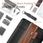 Hard shell luggage set 6-piece luggage set, expandable lightweight wheeled - Image 9